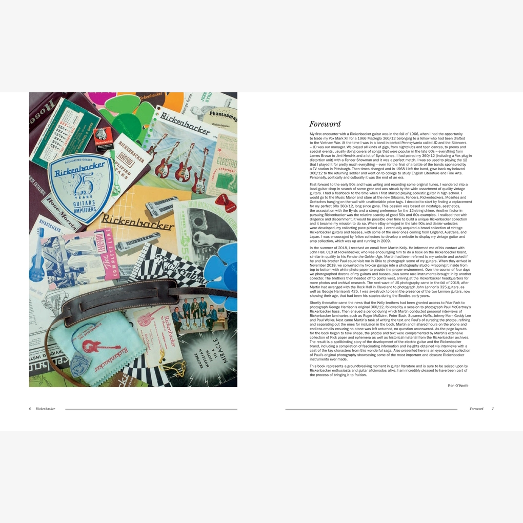 Interior spread featuring a foreword.